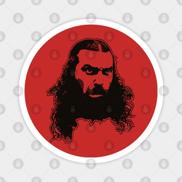 Bruiser Brody (negative space) Magnet by BludBros